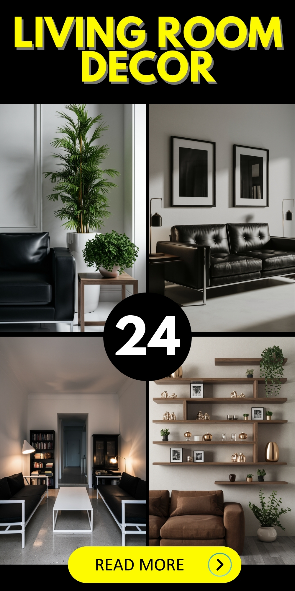 24 Creative Living Room Decor Ideas for Cozy, Elegant, and Small Spaces