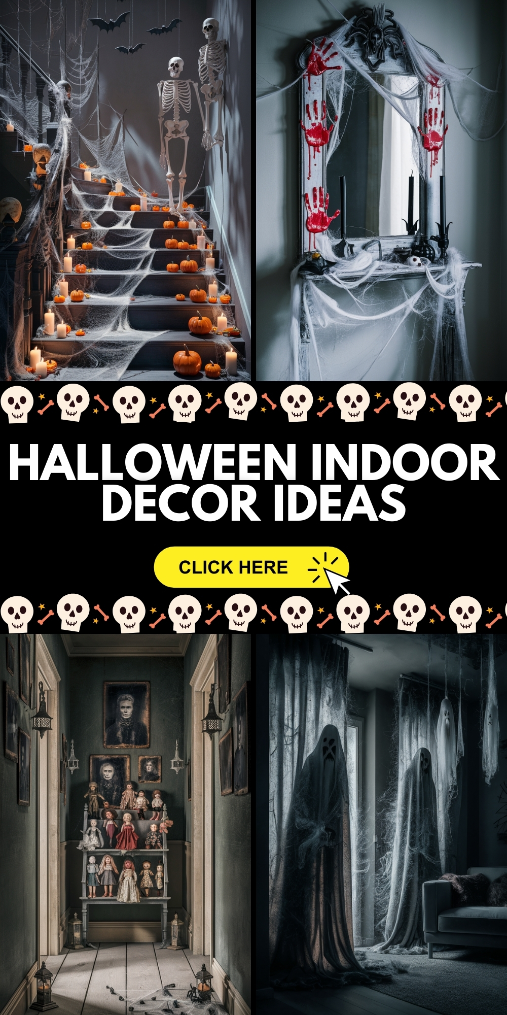 16 Halloween Indoor Decor Ideas: Classy and Spooky DIY Projects for Every Room