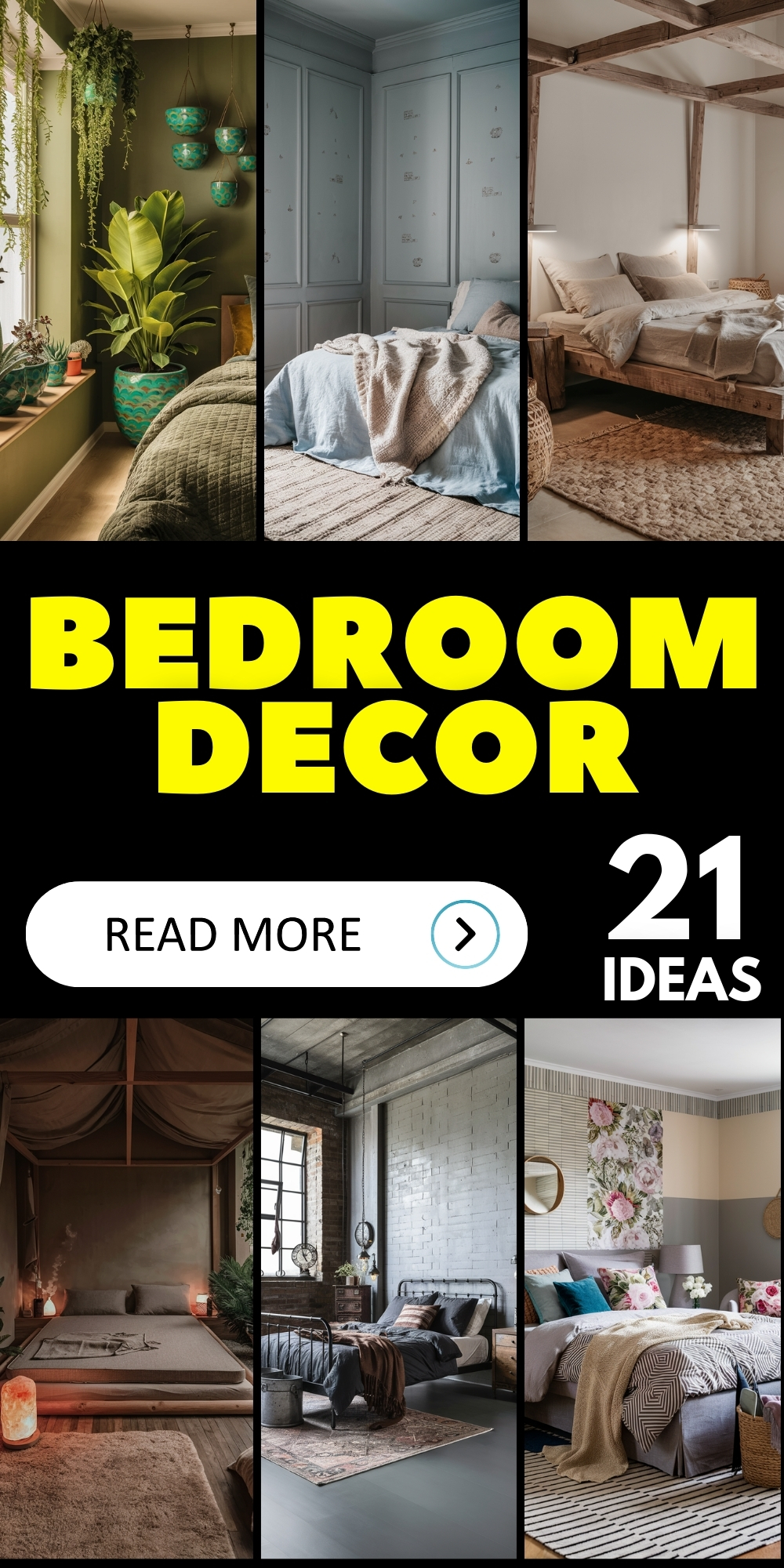 21 Creative Bedroom Decor Ideas: Bohemian, Cosy, Neutral, and More Styles