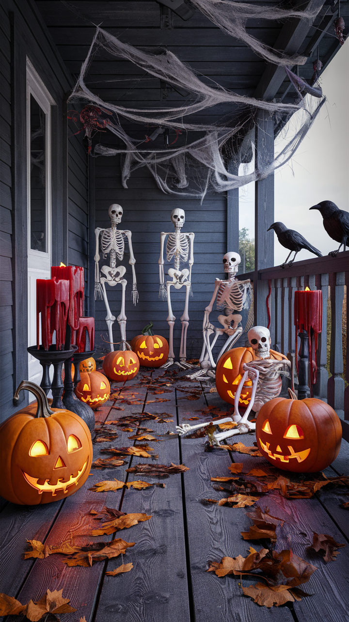 24 Spooky Halloween Outdoor Ideas for DIY Yard Decorations and Witch House Themes