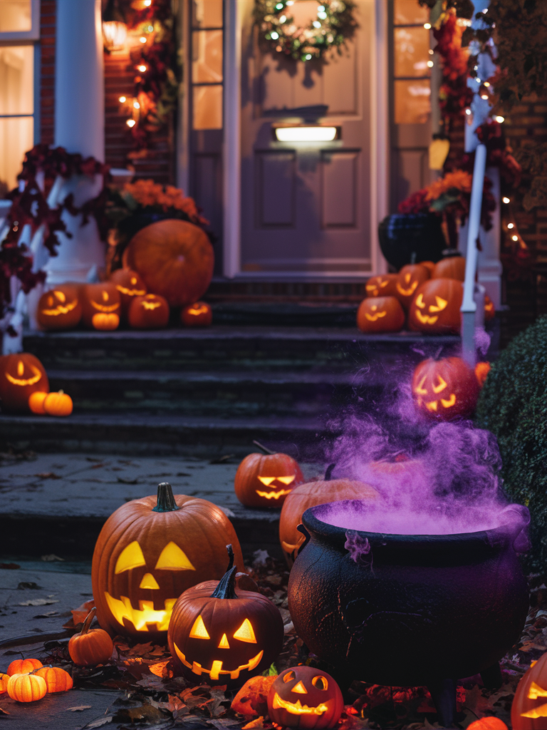 24 Spooky Halloween Outdoor Ideas for DIY Yard Decorations and Witch House Themes