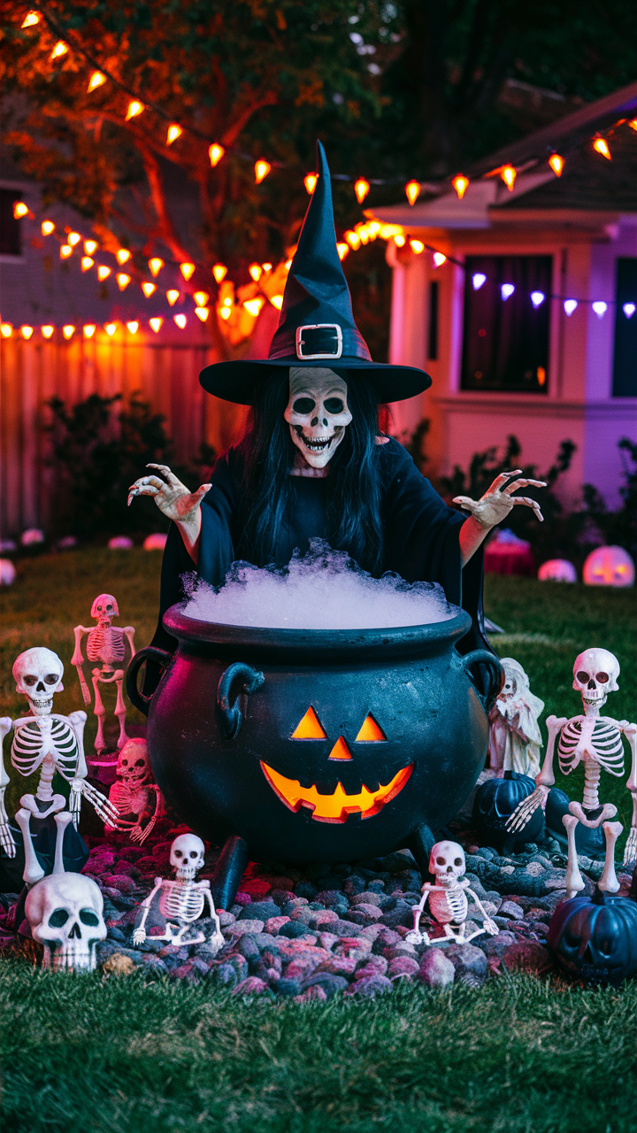 24 Spooky Halloween Outdoor Ideas for DIY Yard Decorations and Witch House Themes