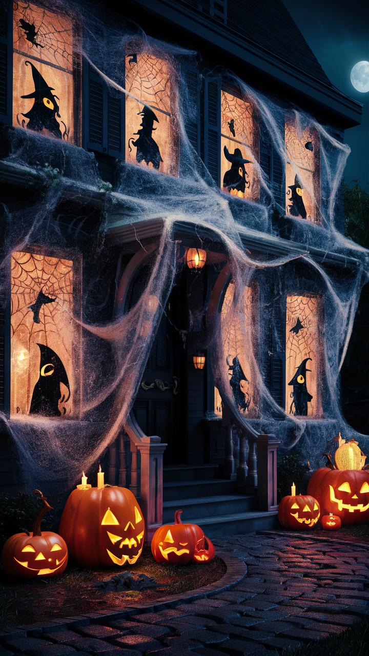 Creative and Easy DIY Halloween Windows Decoration Ideas for a Spooky Look