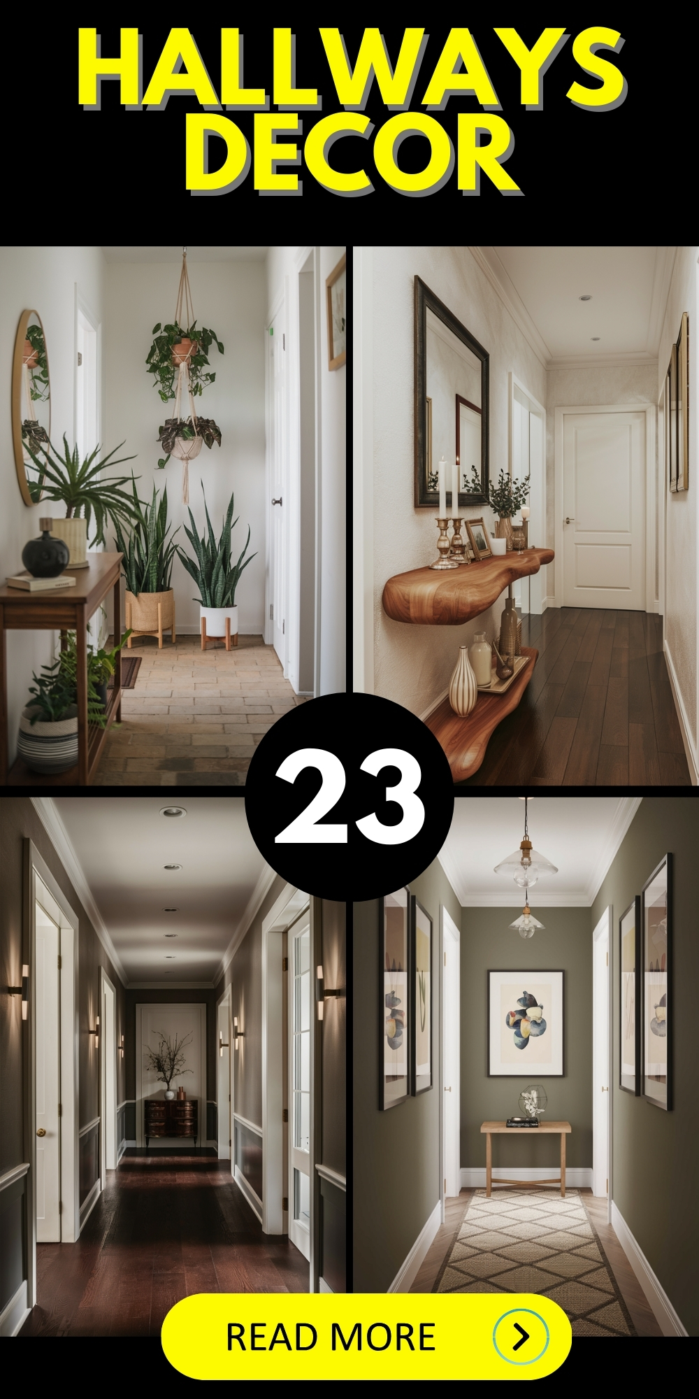 Creative Hallways Decor Ideas to Transform Narrow, Long, and Small Spaces