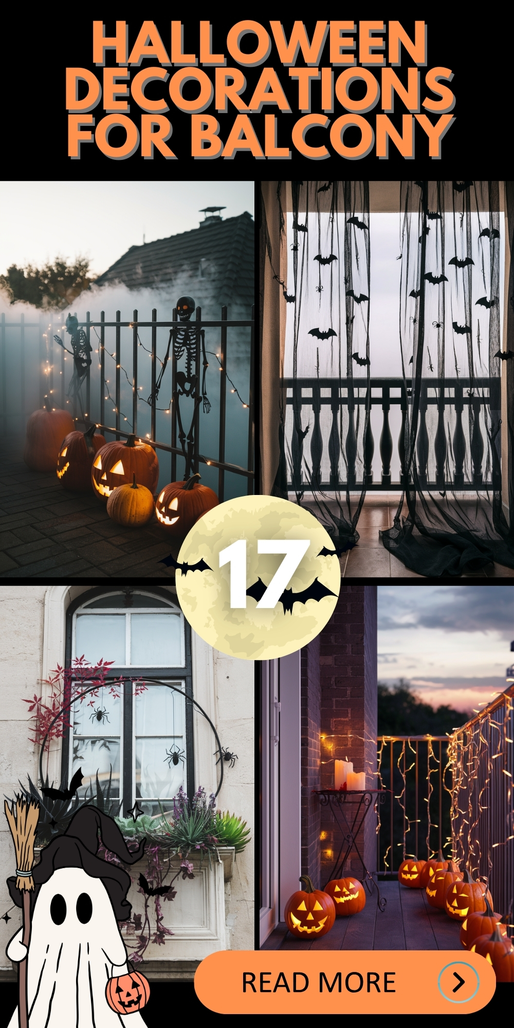 Spooky Halloween Decorations for Your Balcony: DIY, Outdoor, and Apartment Ideas