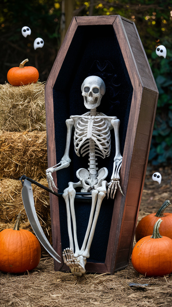 15 Ideas Easy DIY Halloween Outside Decorations for Spooky and Creative Yards