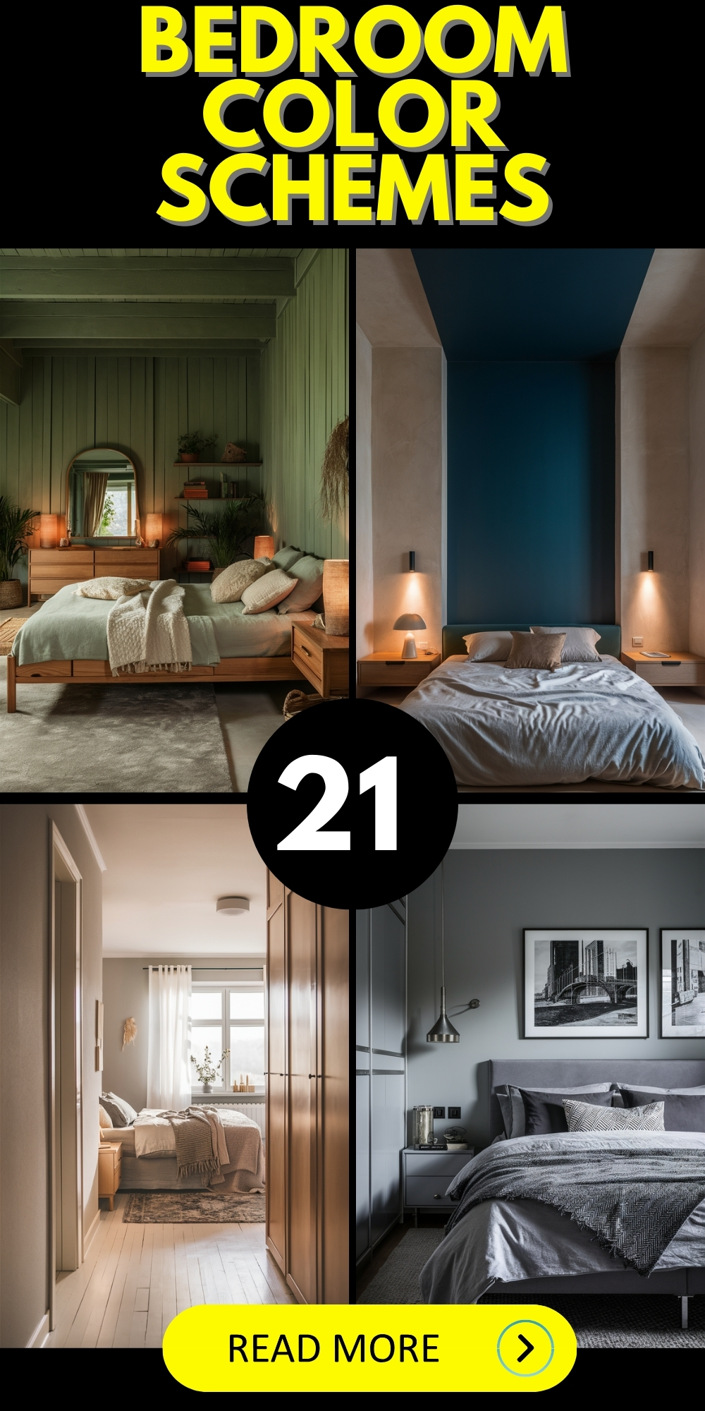 Bedroom Color Schemes: Creative Ideas for Every Style and Space Makeover