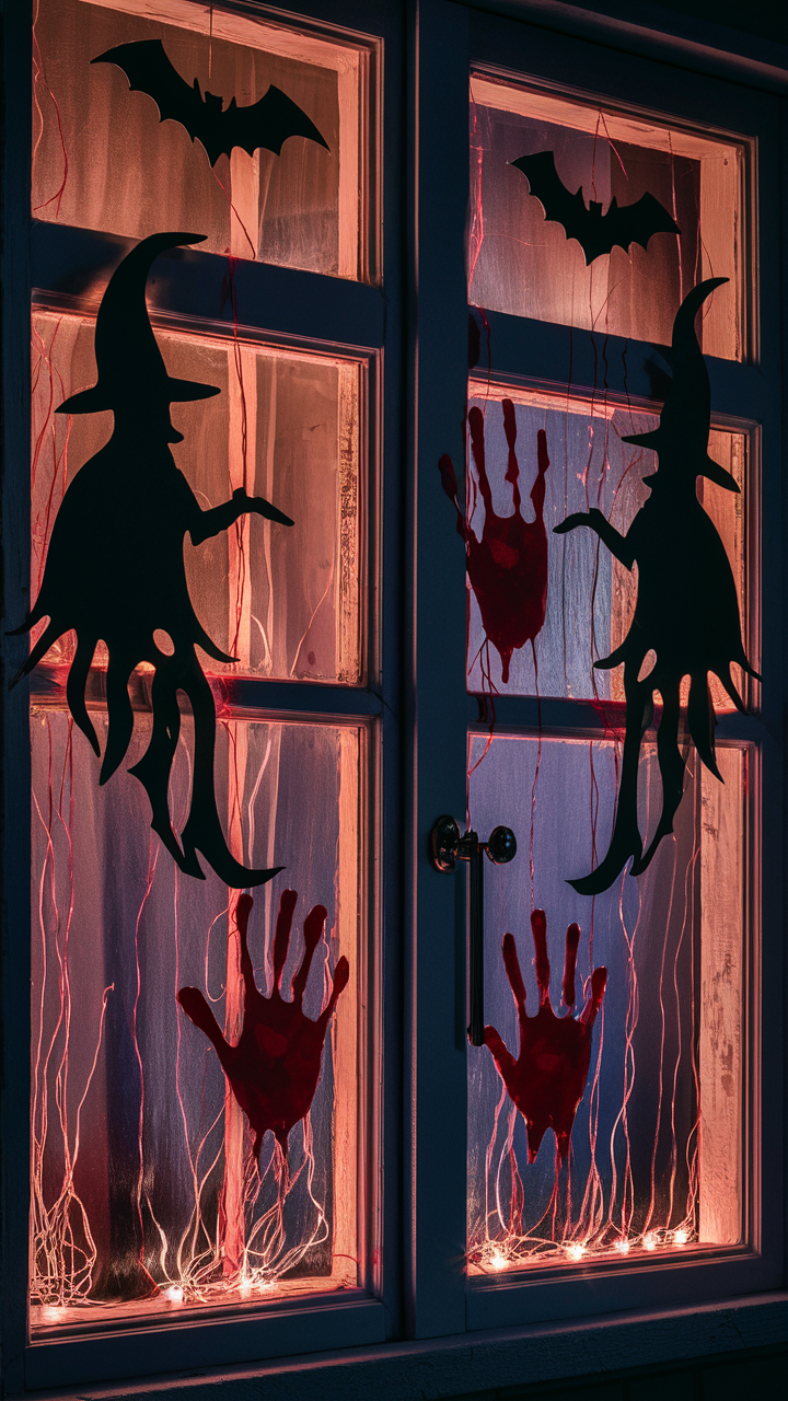 Creative and Easy DIY Halloween Windows Decoration Ideas for a Spooky Look