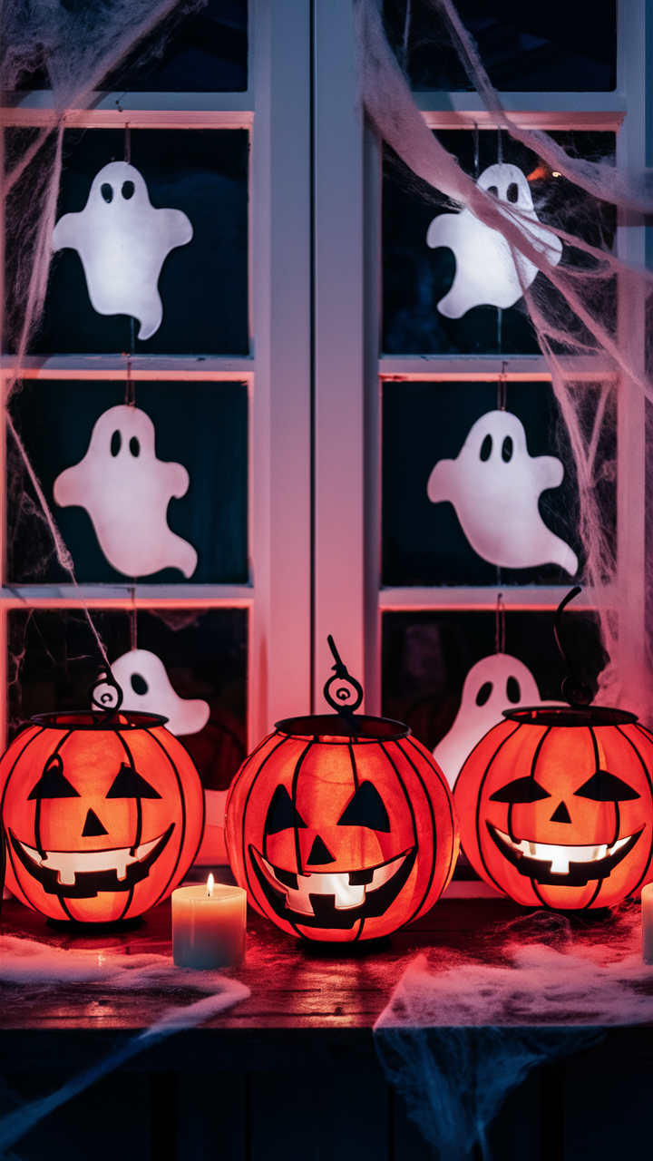 Creative and Easy DIY Halloween Windows Decoration Ideas for a Spooky Look