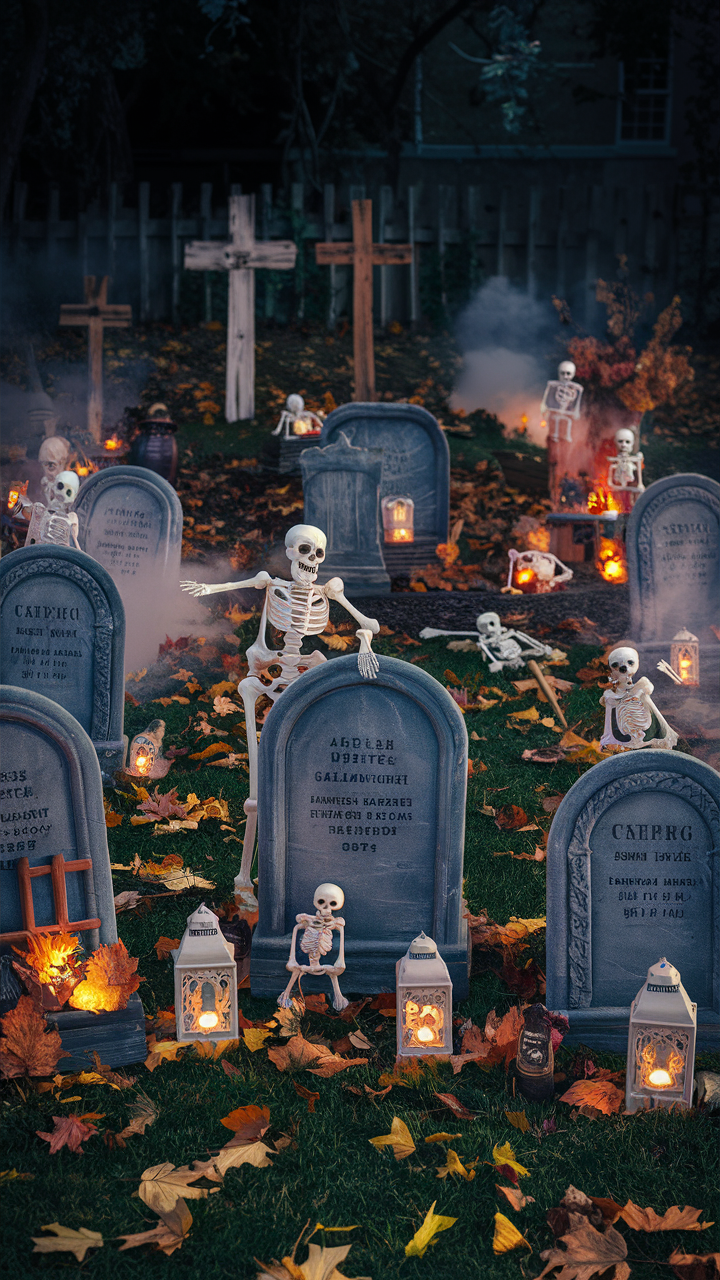 15 Ideas Easy DIY Halloween Outside Decorations for Spooky and Creative Yards