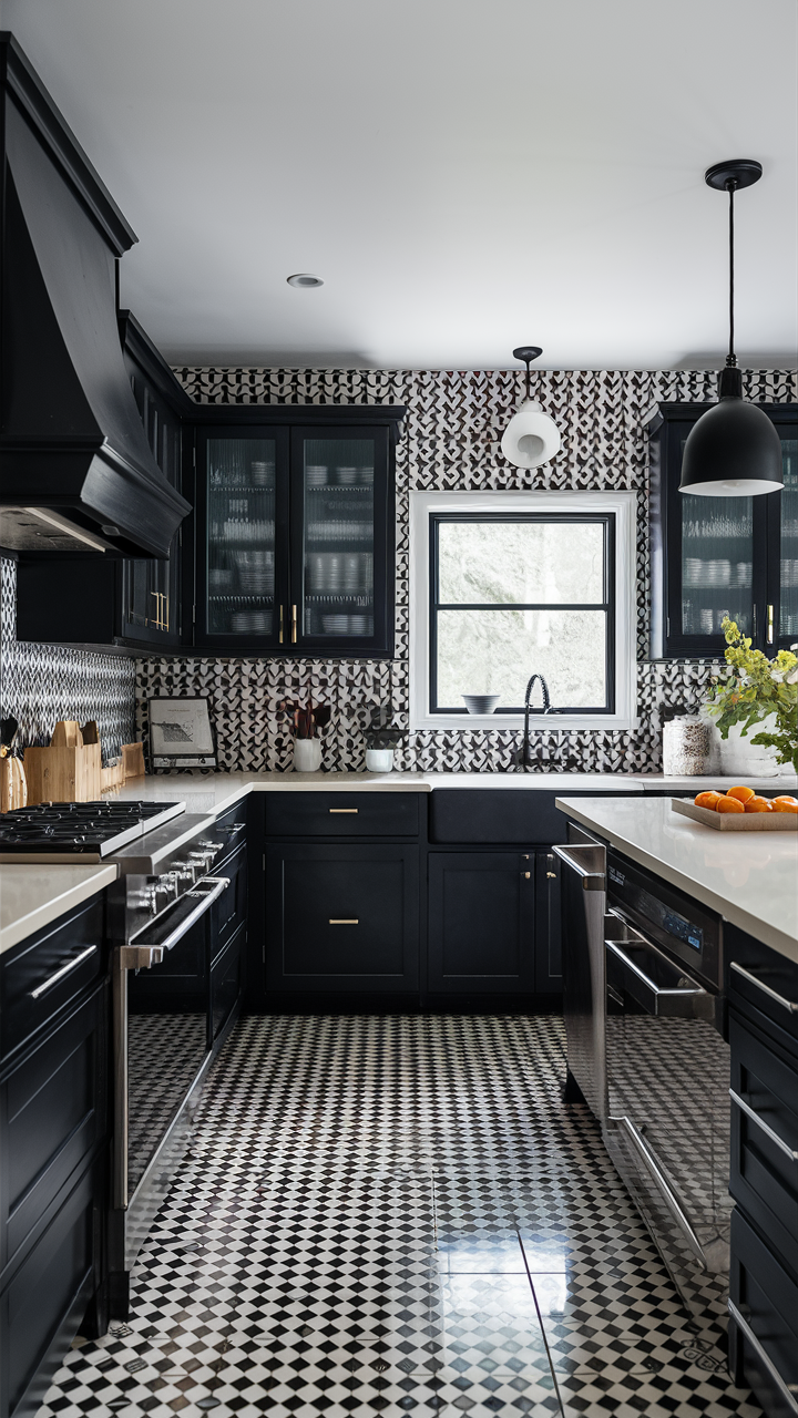 Stunning Black and White Kitchen Ideas: Cabinets, Decor, and Backsplashes