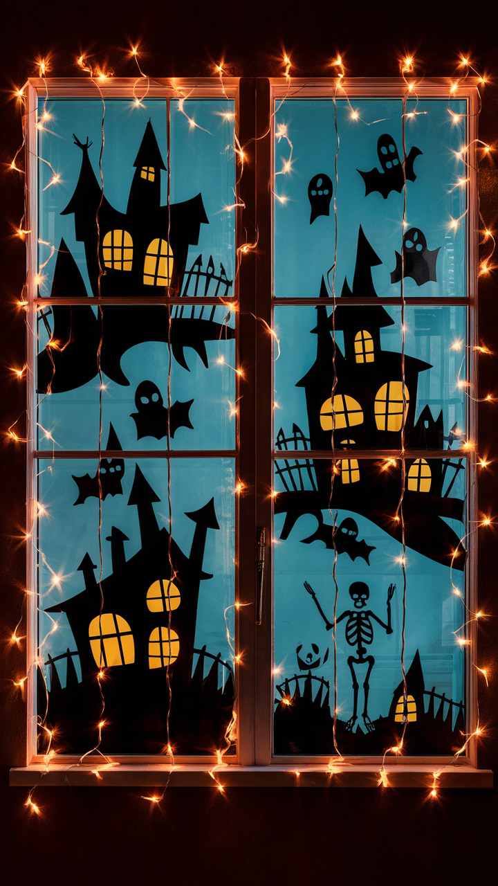 Creative and Easy DIY Halloween Windows Decoration Ideas for a Spooky Look