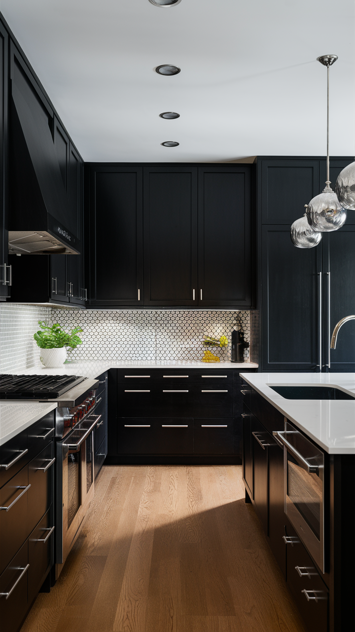 Stunning Black and White Kitchen Ideas: Cabinets, Decor, and Backsplashes