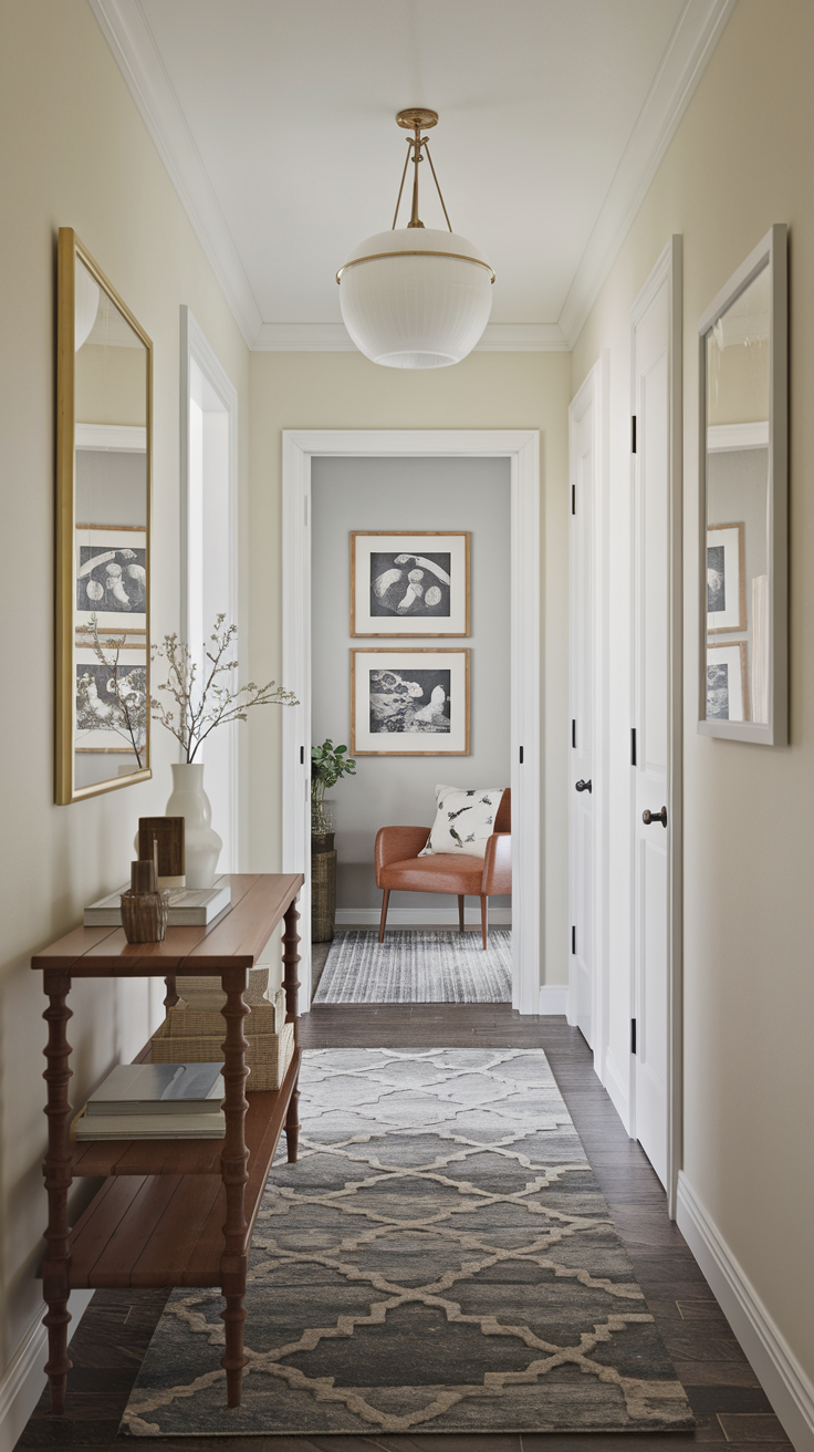 Creative Hallway Wall Decor Ideas: Colors, Art, Mirrors, and Modern Design