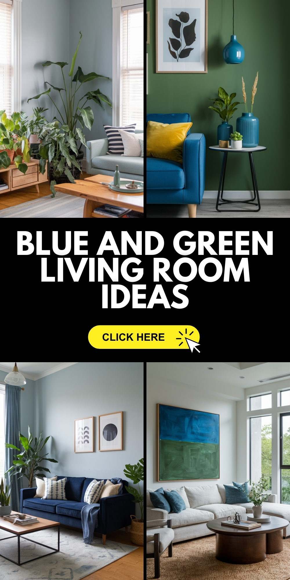 Creative Blue and Green Living Room Ideas for Modern, Cozy, and Farmhouse Styles