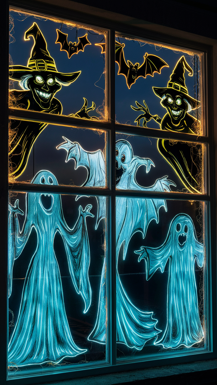 Creative and Easy DIY Halloween Windows Decoration Ideas for a Spooky Look