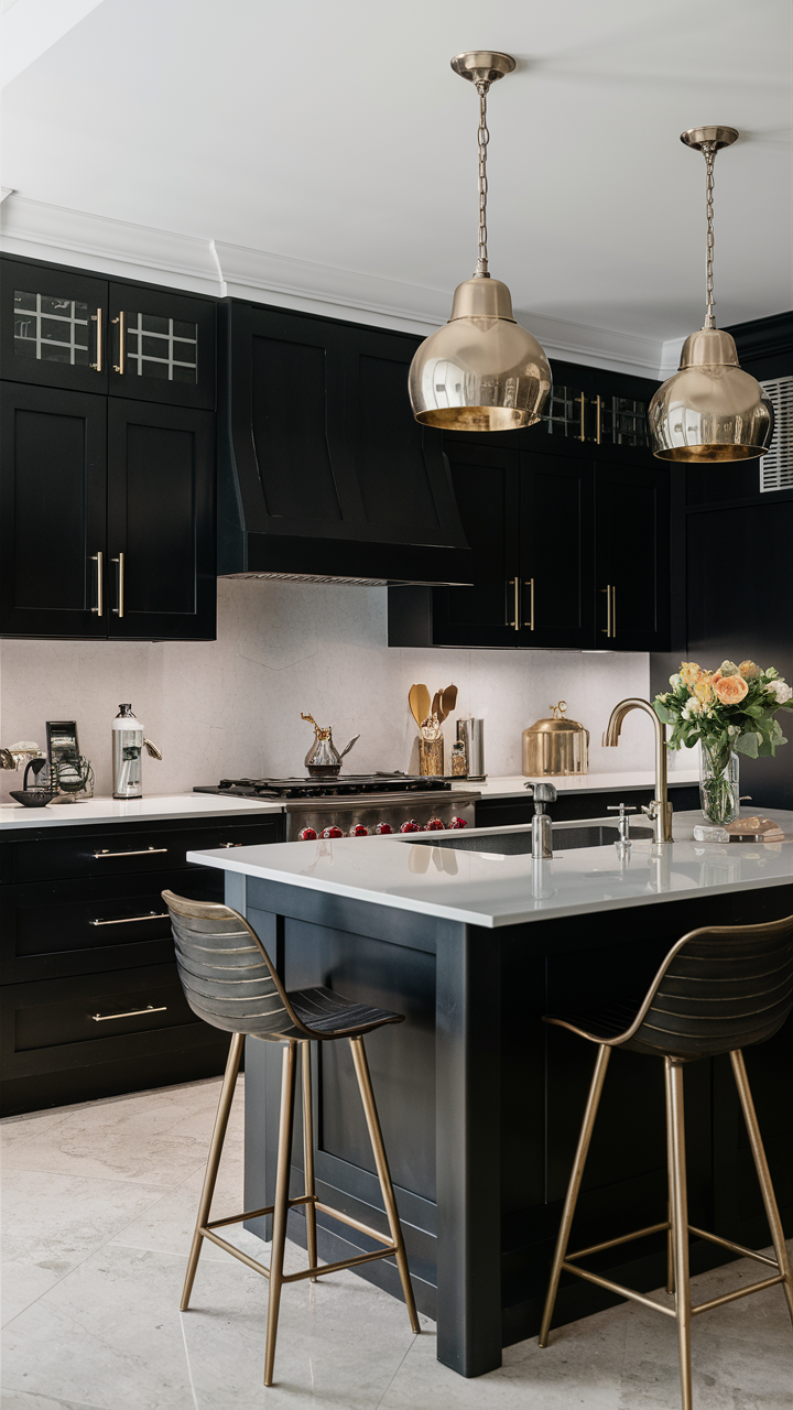 Stunning Black and White Kitchen Ideas: Cabinets, Decor, and Backsplashes