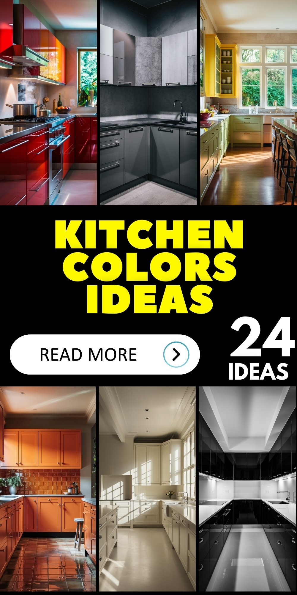 24 Creative Kitchen Colors Ideas: Transform Your Space with Unique Painting and Design