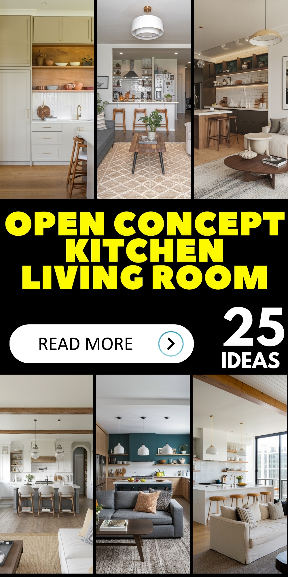 Open Concept Kitchen Living Room Ideas: Layouts, Designs, and Decor for Every Space