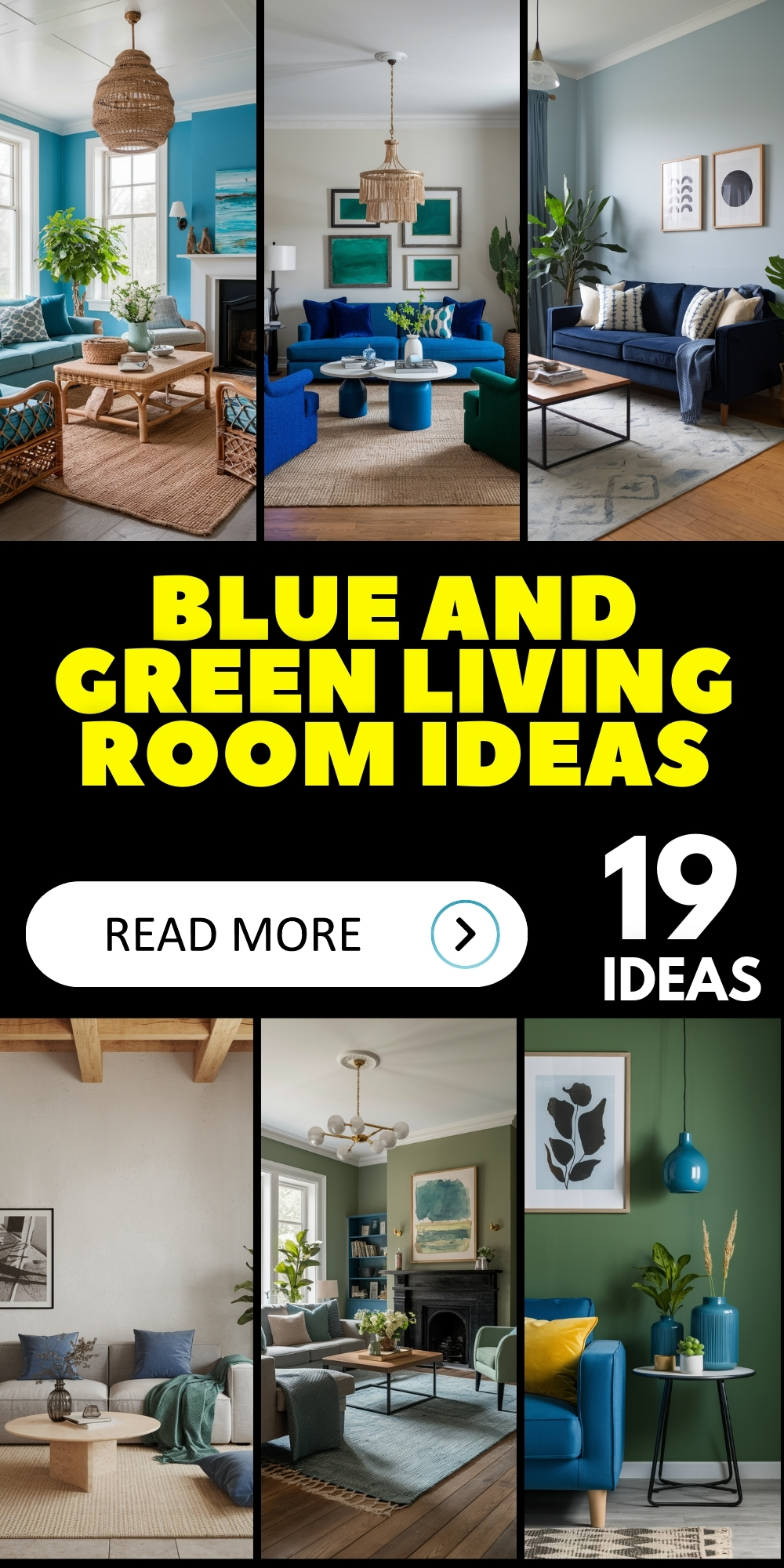 Creative Blue and Green Living Room Ideas for Modern, Cozy, and Farmhouse Styles