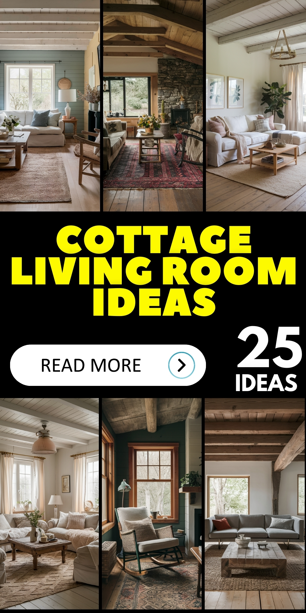 Cozy Cottage Living Room Ideas for a Rustic, Aesthetic, and Charming Space