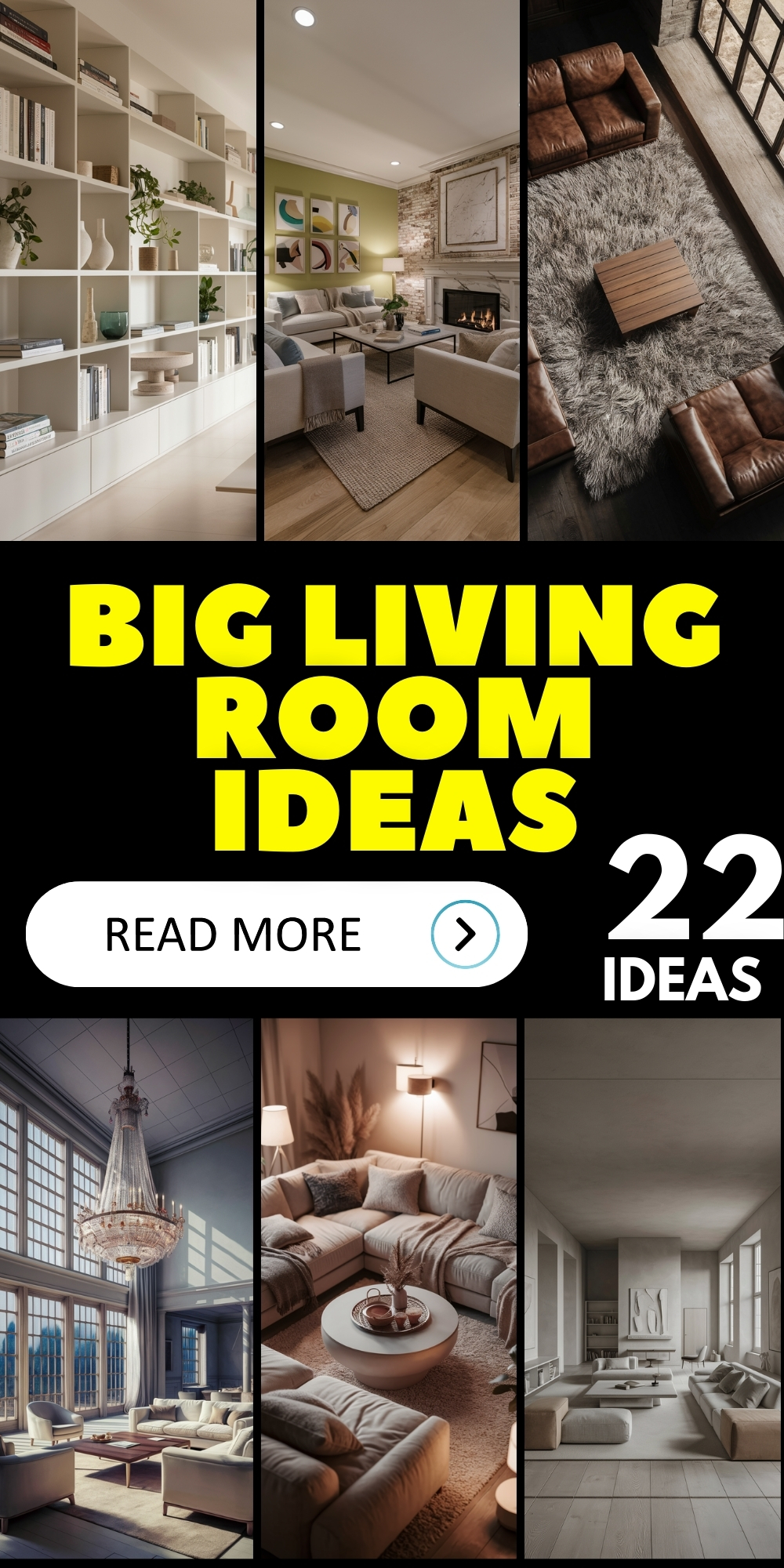 22 Inspiring Big Living Room Ideas: Modern Designs, Layouts, and Decor