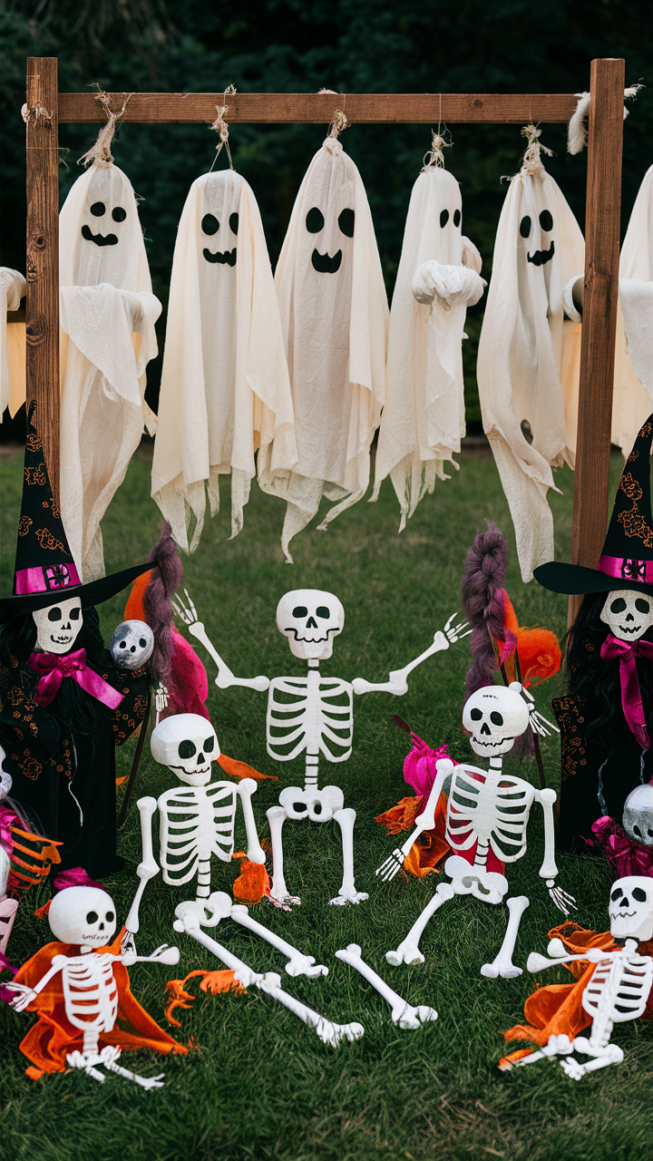 15 Ideas Easy DIY Halloween Outside Decorations for Spooky and Creative Yards