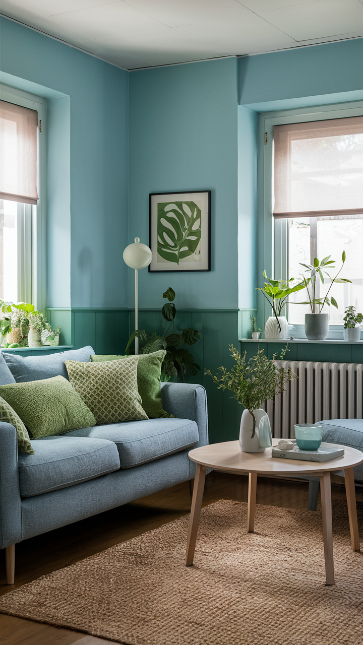 Creative Blue and Green Living Room Ideas for Modern, Cozy, and Farmhouse Styles