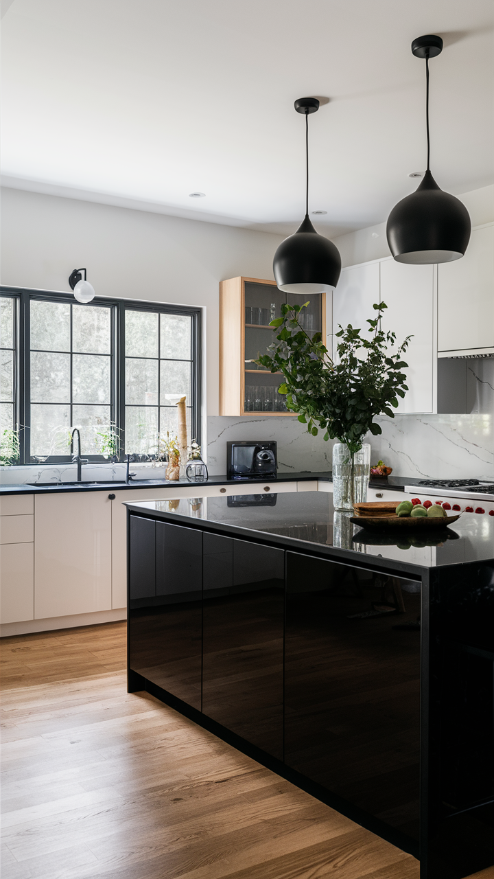 Stunning Black and White Kitchen Ideas: Cabinets, Decor, and Backsplashes