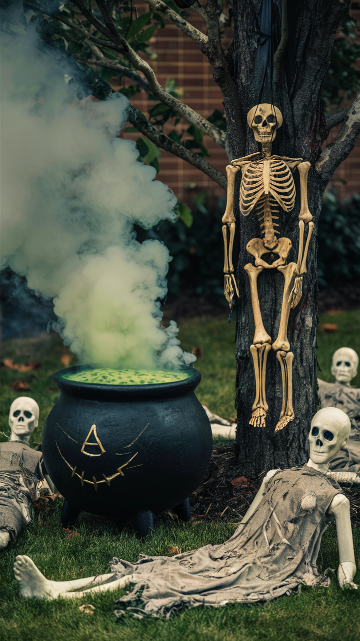 15 Ideas Easy DIY Halloween Outside Decorations for Spooky and Creative Yards