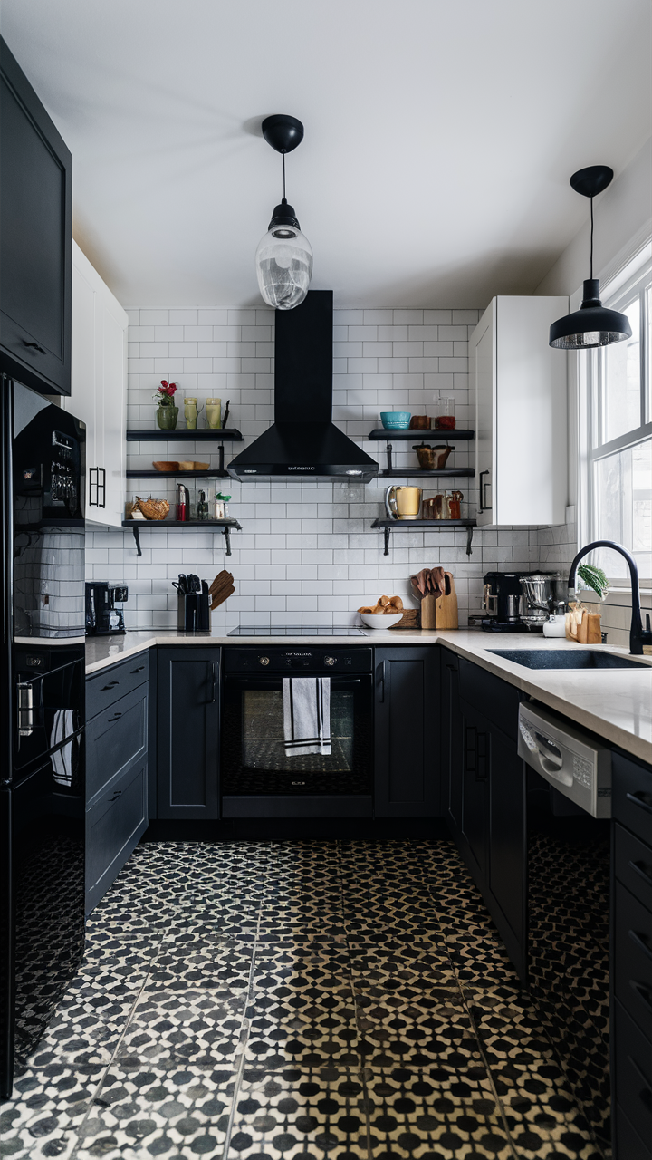 Stunning Black and White Kitchen Ideas: Cabinets, Decor, and Backsplashes