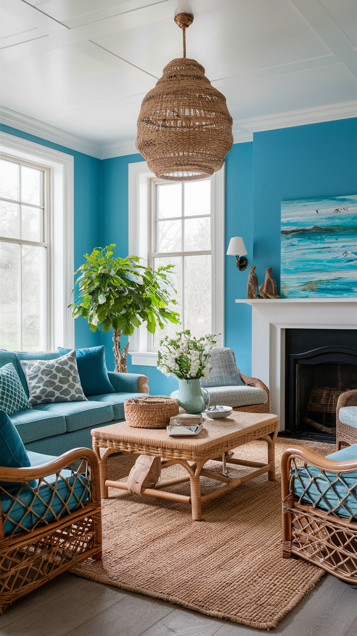 Creative Blue and Green Living Room Ideas for Modern, Cozy, and Farmhouse Styles